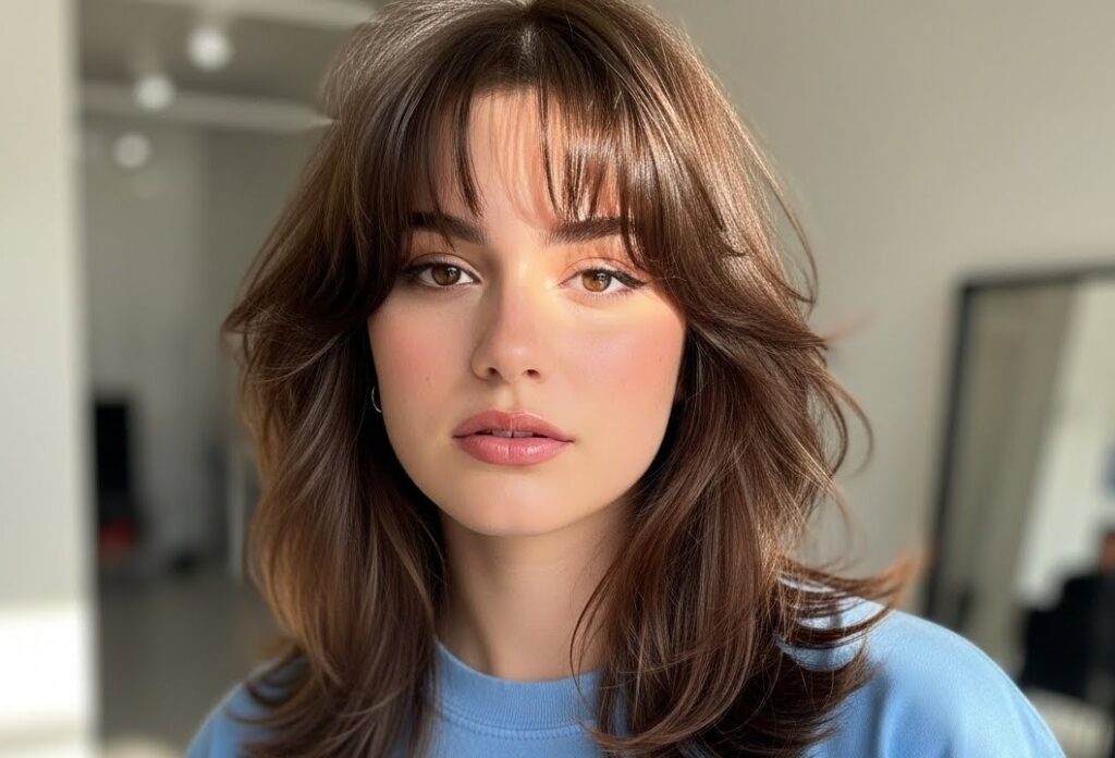 Best Haircuts for Women in 2026 Shoulder-length haircut with soft layers