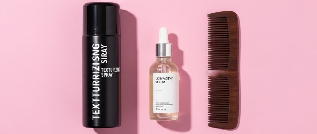 “Haircare products to maintain shredded bob hairstyle.”