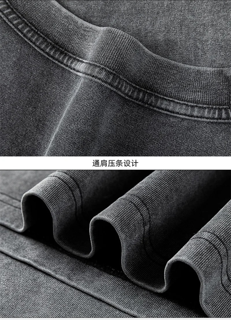 Men’s Vintage Washed Cotton T-Shirt – 230G Heavyweight Casual Short Sleeve Tee (Oversized) men’s vintage washed cotton t shirt – 230g heavyweight casual short sleeve tee (oversized)